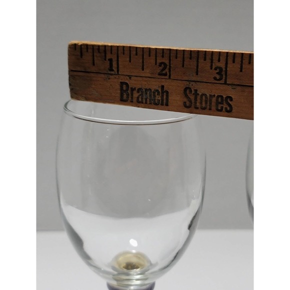 Lot Of 2 Kent Follette Pottery Wine/Champagne Glass With Pottery Stem Signed - Picture 4 of 12